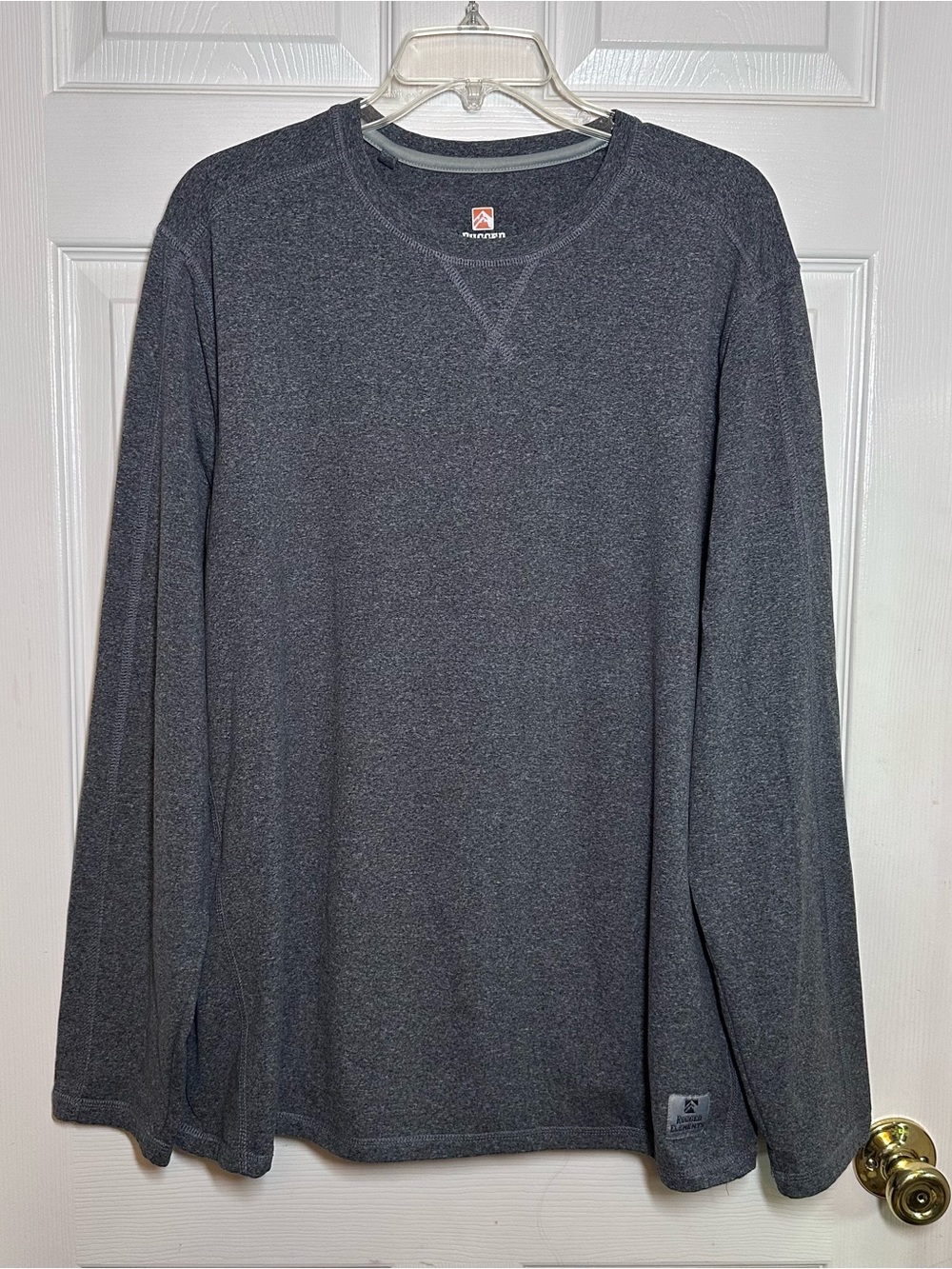 Rugged Elements Performance Shirt Mens XL Gray Long Sleeve Utility Stretch
